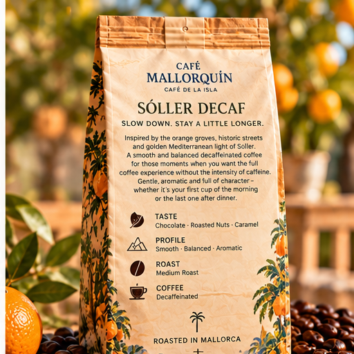 SÓLLER – Decaf Coffee Roasted in Mallorca